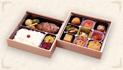 黒毛和牛ステーキ2段弁当