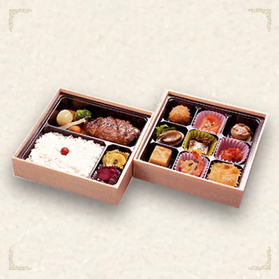 黒毛和牛ステーキ2段弁当